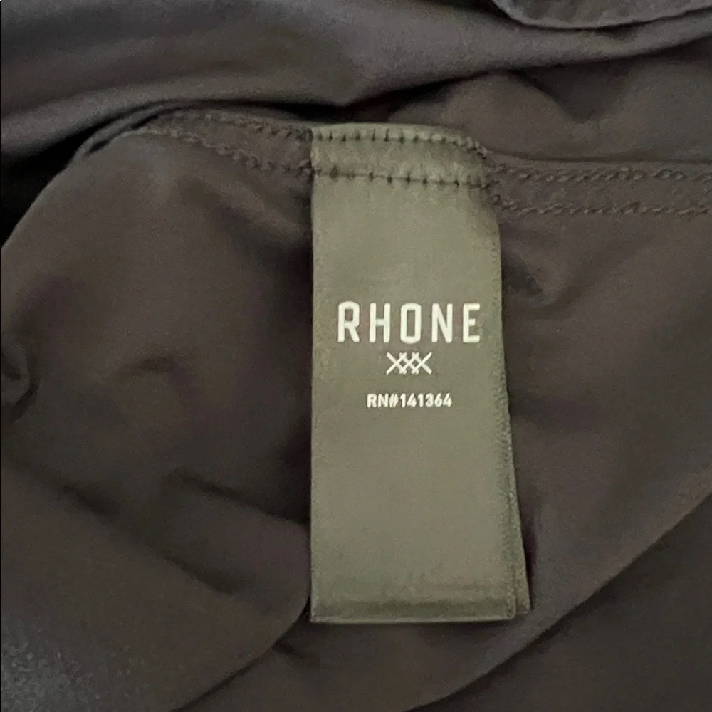 RHONE Men's Black Long Sleeve Performance Dress Shirt - Picture 6 of 7